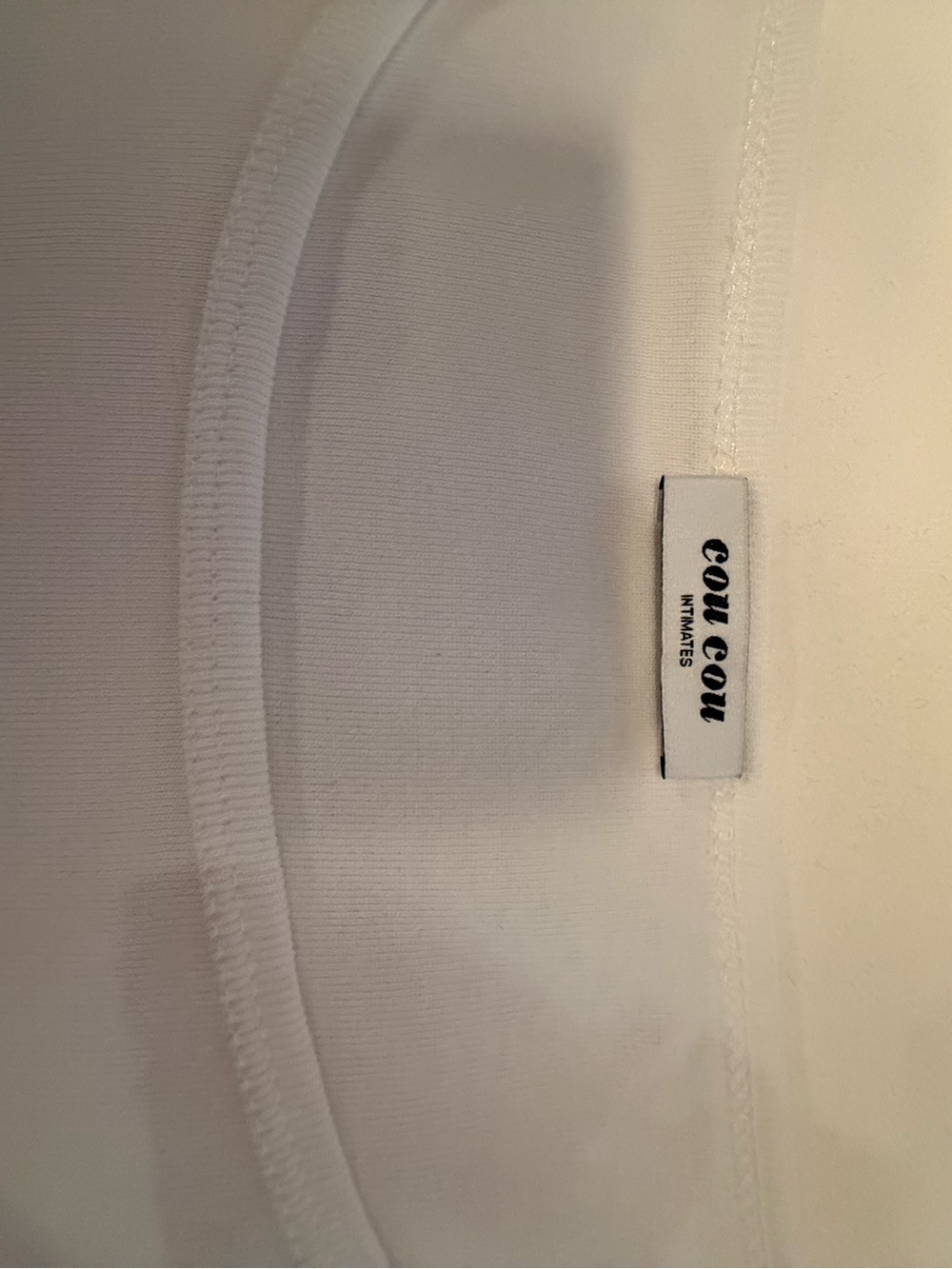 Cou Cou intimates Rina top white NWOT Large - Picture 5 of 11